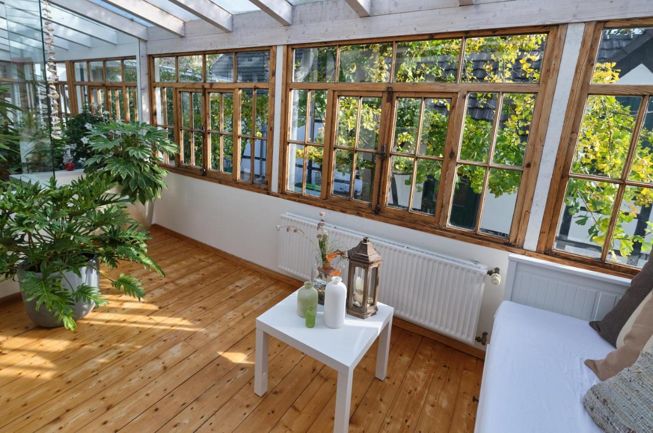 Ferienwohnung Im Fachwerkhof 'Haus In Bewegung' Seelscheid Экстерьер фото